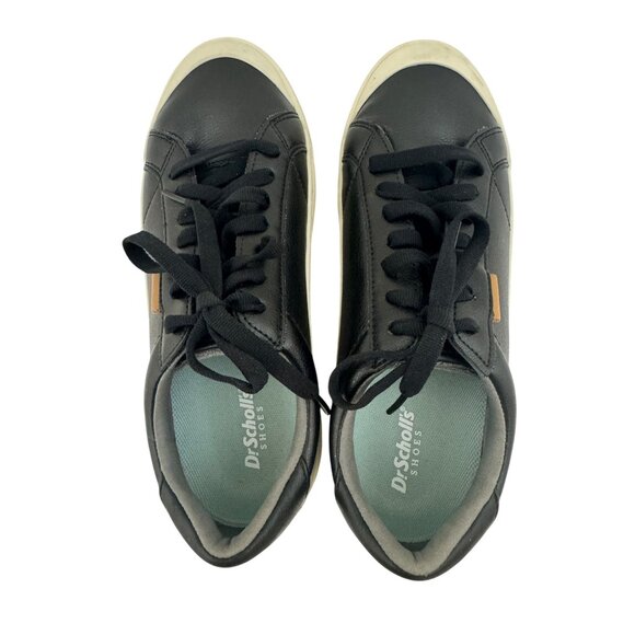 Dr.‎ Scholl's Womens Time Off Platform Sneakers Size 7.5 Black Ivory Shoes - Picture 4 of 11
